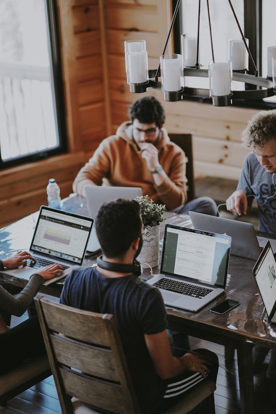 Analysts reviewing the opportunity register